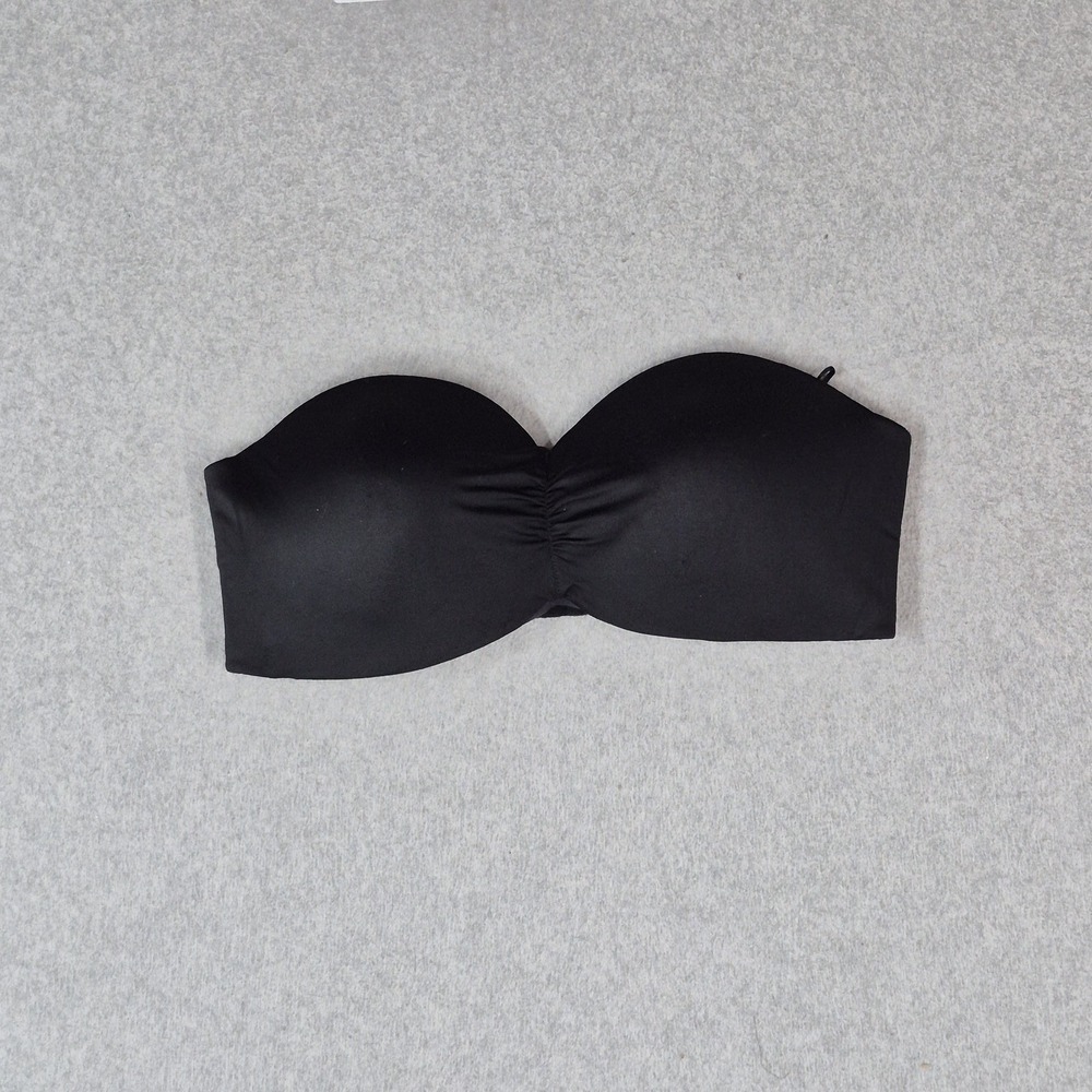 Lilyette Women Bra 36C Black Strapless Multi Way Wireless READ